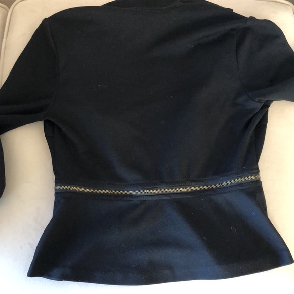 Mossimo | Black jacket with zipper belt - Picture 10 of 16